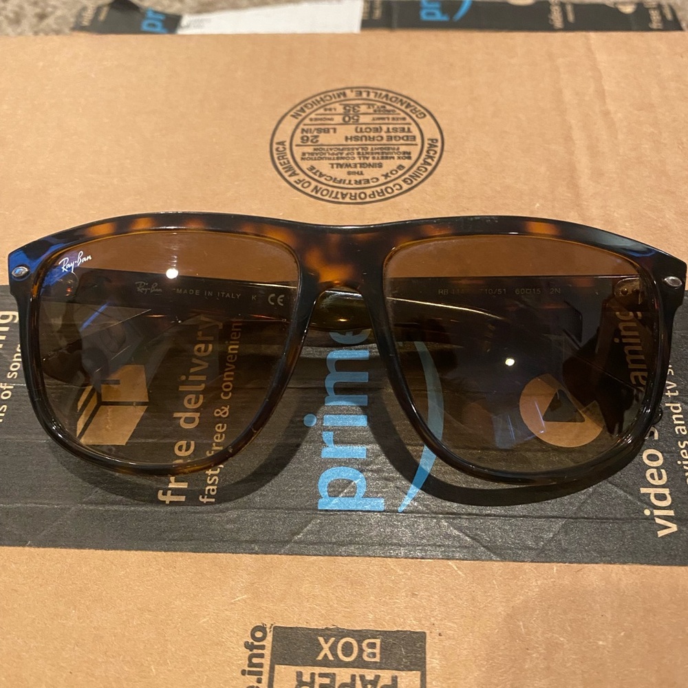 Ray-Ban Brown Tortoise Boyfriend Sunglasses